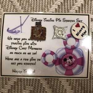 Disney Pin Set of 3 Trading Pins